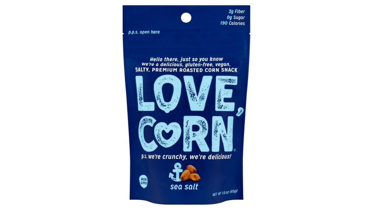 Love Corn Sea Salt | Delicious Crunchy Corn