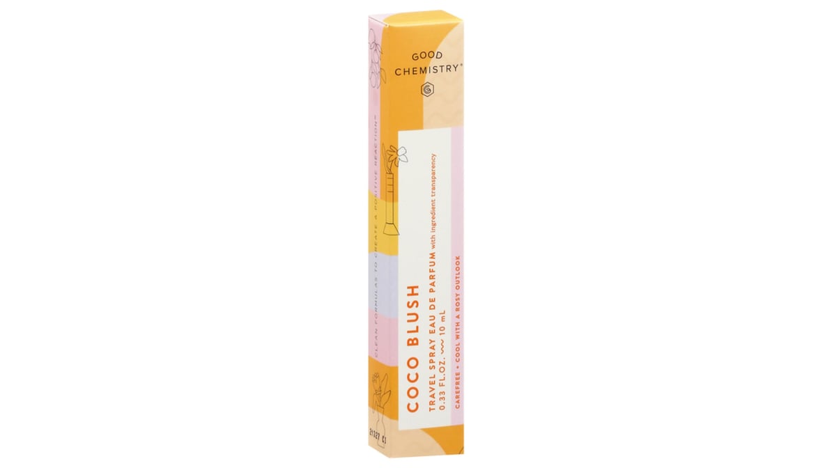 Good Chemistry Travel Eau De Parfum Spray Coco Blush (0.33 oz) Delivery -  DoorDash