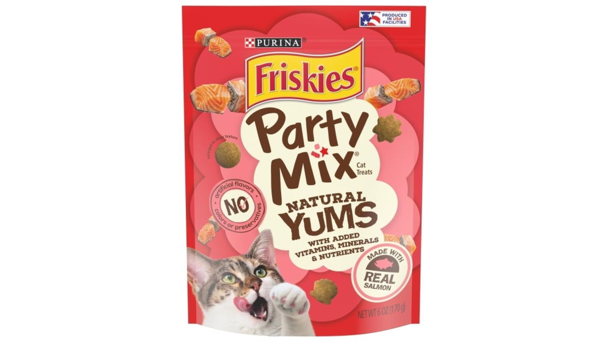 Friskies party sales mix natural yums