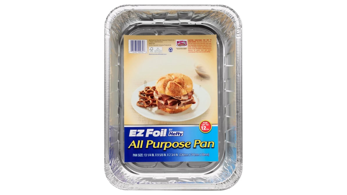 EZ Foil All Purpose Pan, with Lids