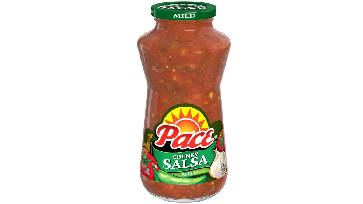Pace Chunky Salsa, Hot, 24 oz. Jar