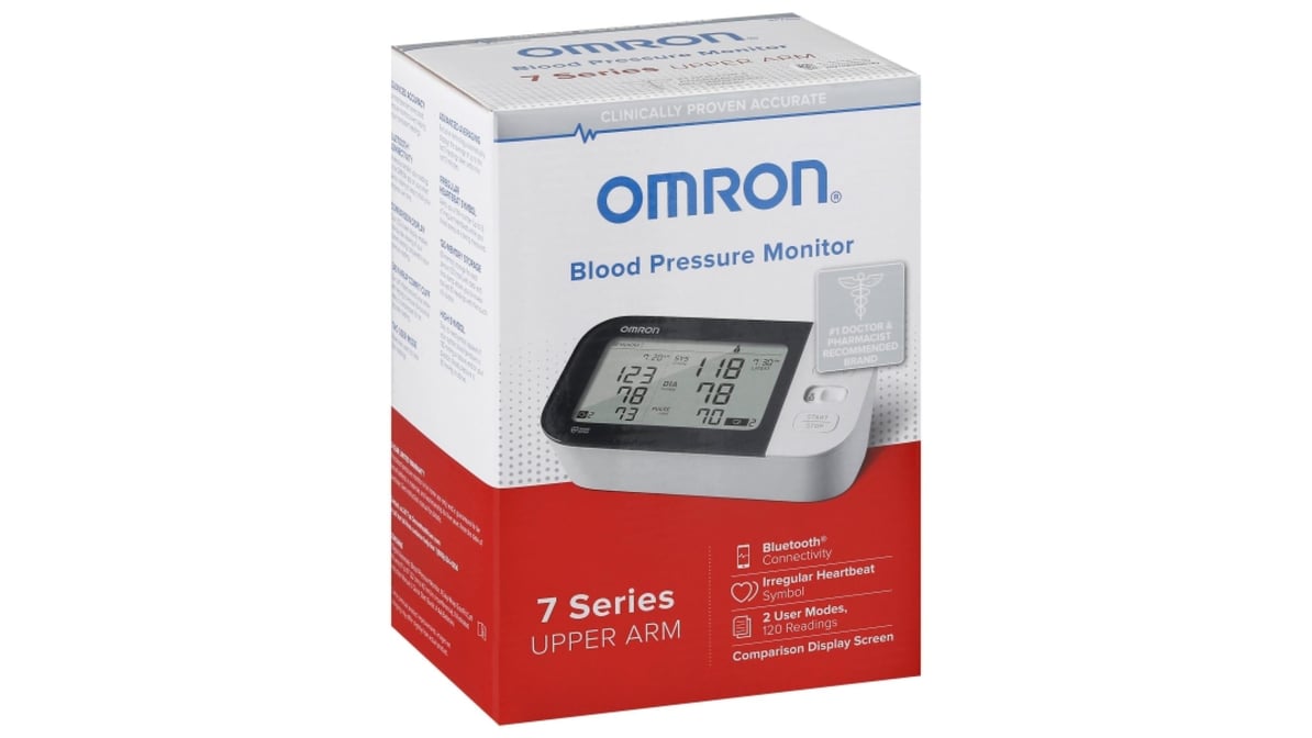 Omron 7 Series Wireless Bluetooth Wrist Blood Pressure Monitor