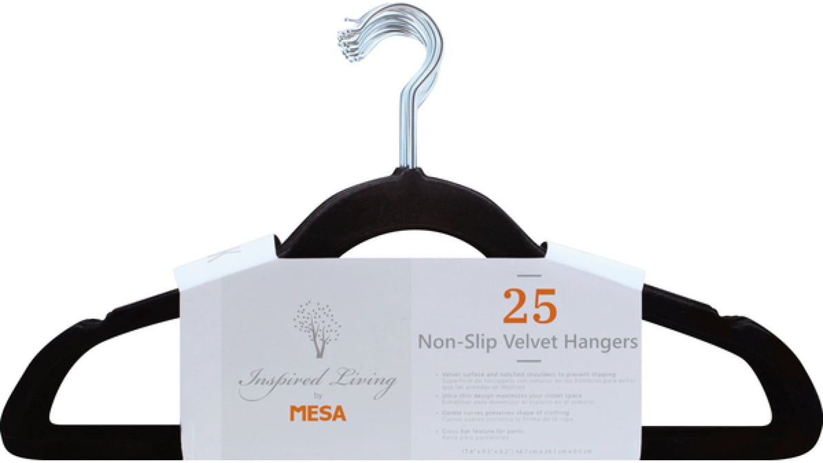 Home-it Ultra-Slim Velvet Hangers Gray Delivery - DoorDash