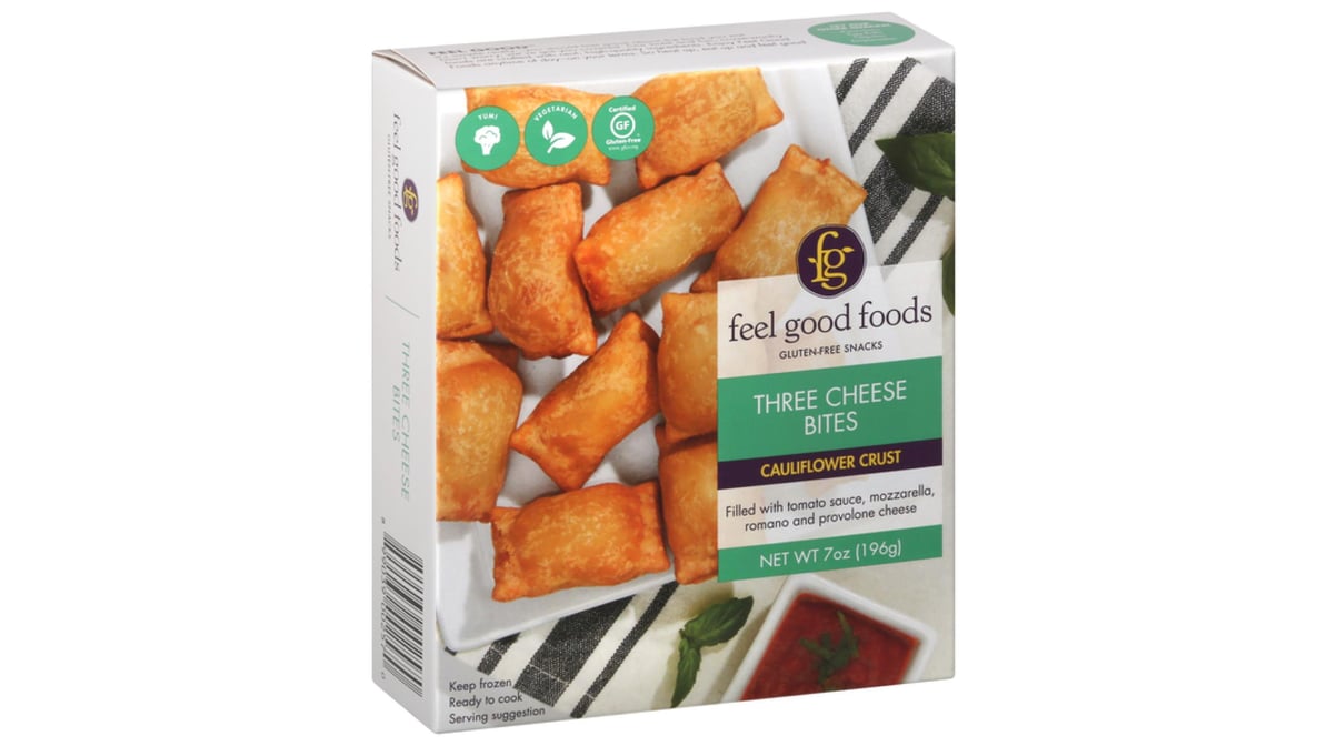 Feel Good Foods Gluten-Free Three Cheese Appetizer, 7oz