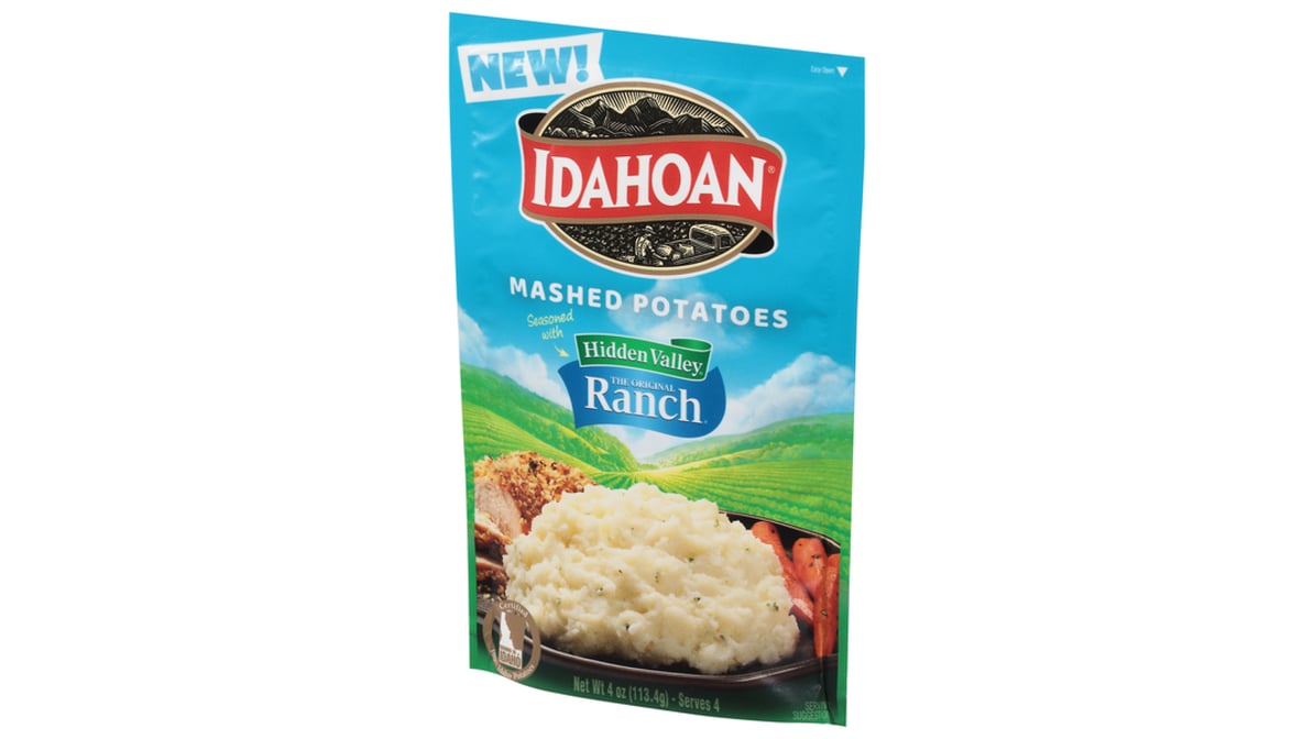 Idahoan Mashed Potatoes Four Cheese Family Size (8 oz) Delivery - DoorDash