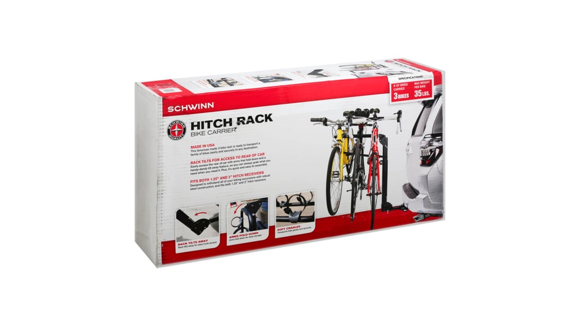 Schwinn fashion 3 bike trunk rack