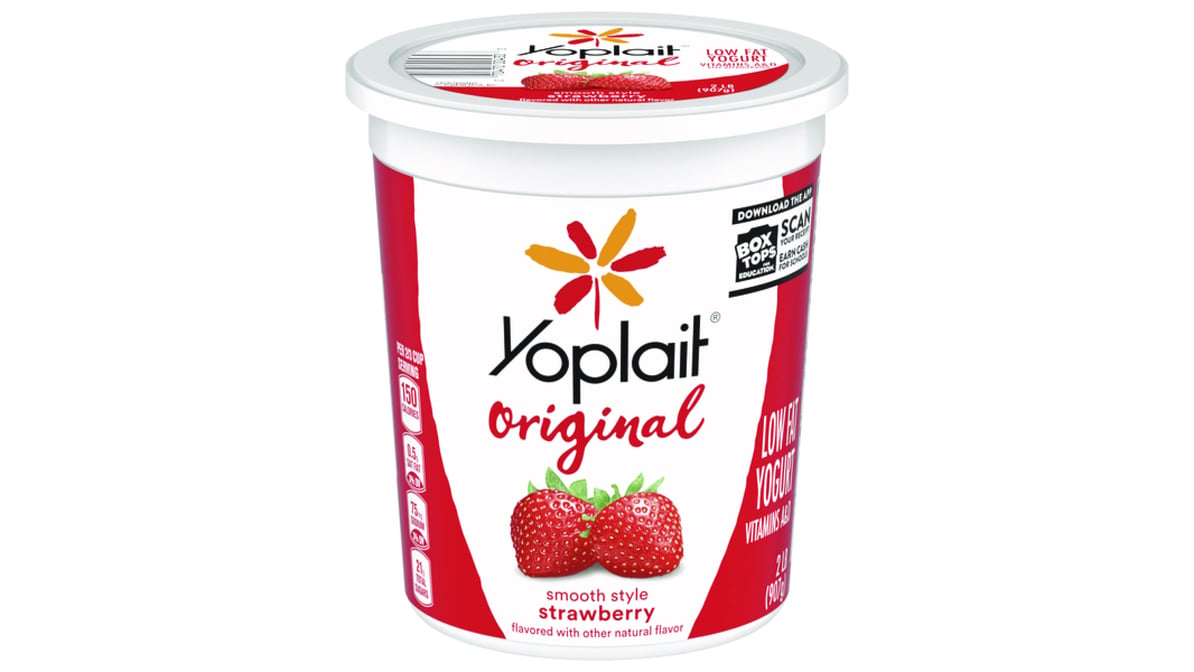 Yoplait Original Strawberry Yogurt - 32oz : Target