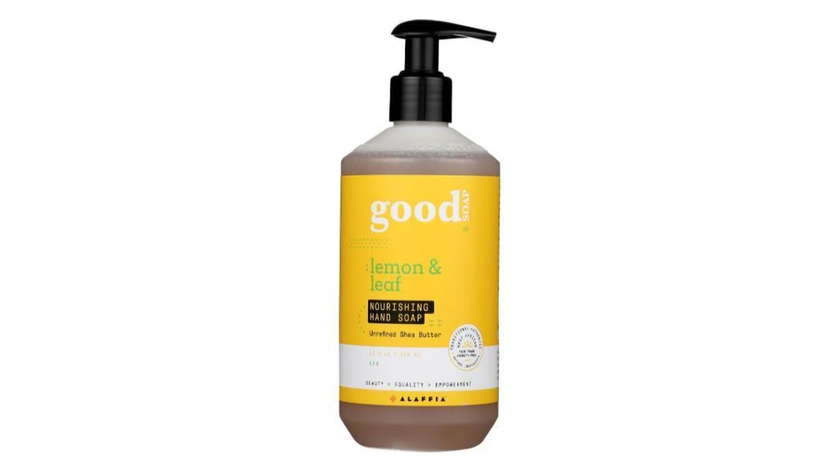 Good Soap Hand Soap, Lemon and Leaf