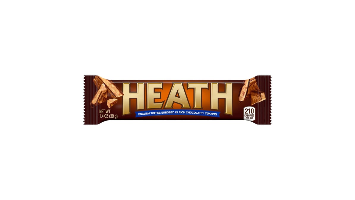 HEATH Milk Chocolate English Toffee Candy Bar, 1.4 oz