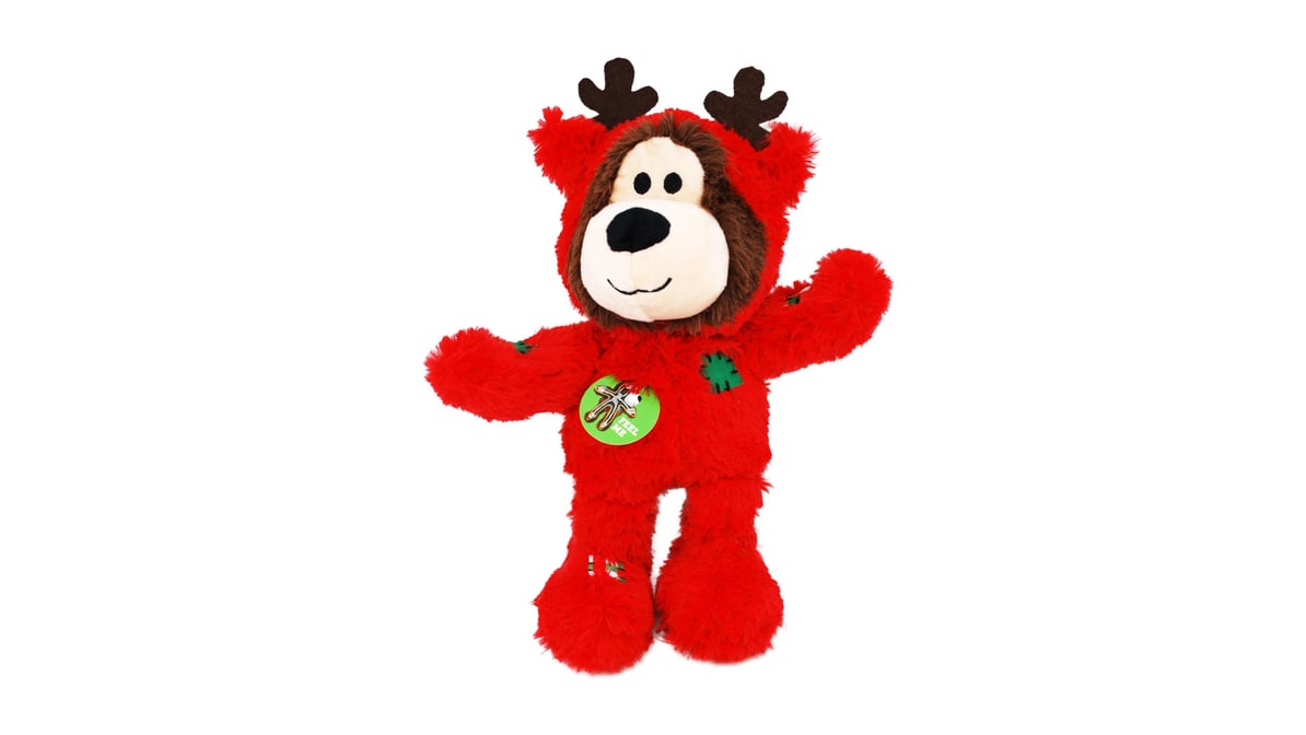 KONG Holiday Wild Knots Bear Dog Toy Small/Medium Red | Delivery Near  Me - Doordash