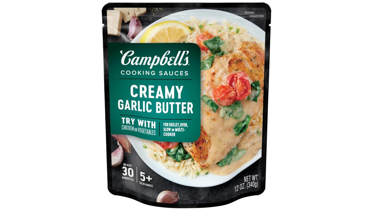 Campbell's Cooking Sauces, Creamy Garlic Butter