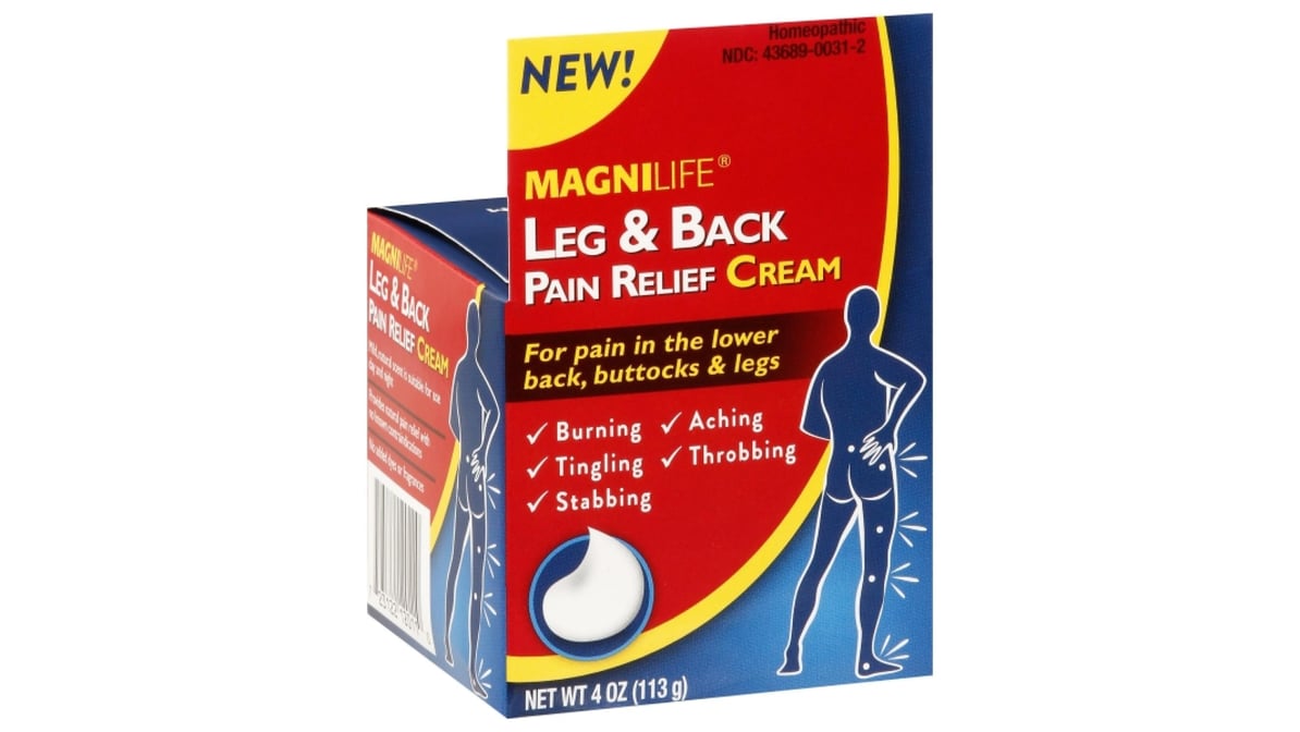 Leg & Back Pain Relief Cream