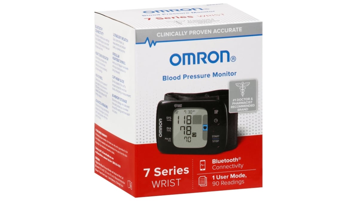 OMRON 7 Series Blood Pressure Monitor (BP6350), Portable Wireless