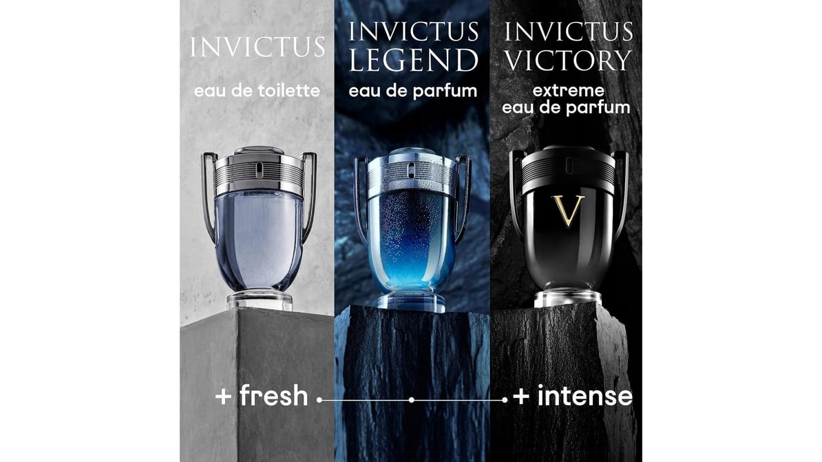Invictus Platinum by Paco Rabanne Eau de Parfum Spray 3.4 oz (Men)