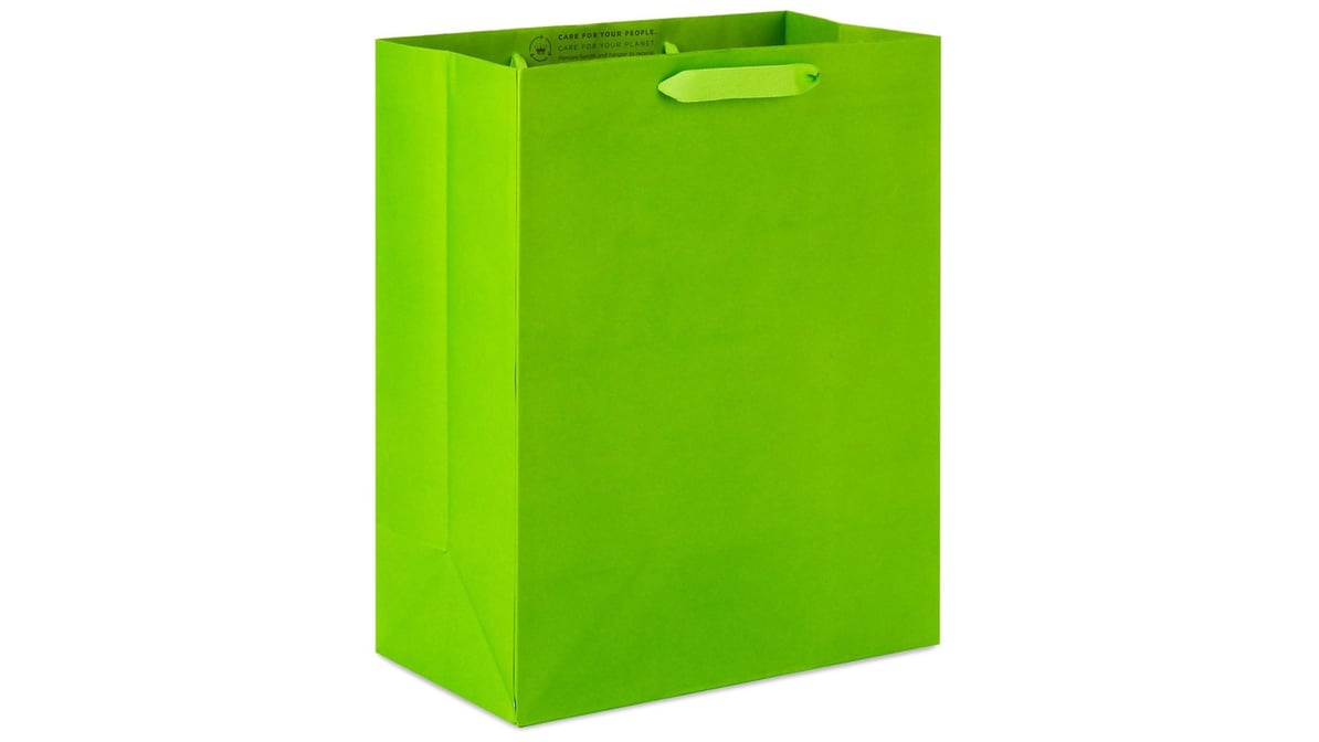 Hallmark Large Green Gift Bag
