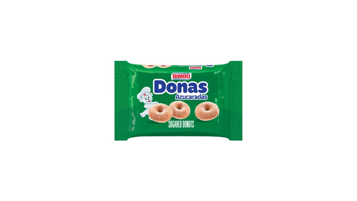 Bimbo Donas Azucaradas Sugared Donuts Tray 6 ct (1.85 oz) | Delivery ...