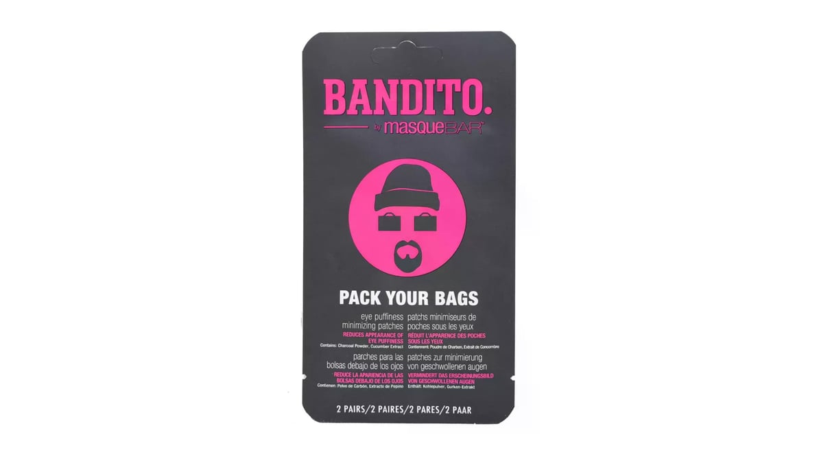 Masque Bar Bandito Pack Your Bags Eye Puffiness Minimizing Patches - 2ct :  Target