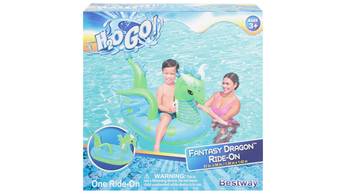 Bestway H2OGO Fantasy Dragon Ride-On Pool Float NEW IN purchases BOX 53