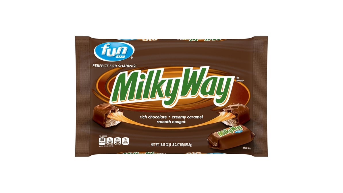 Milky Way Chocolate Bars, Fun Size - 18.47 oz