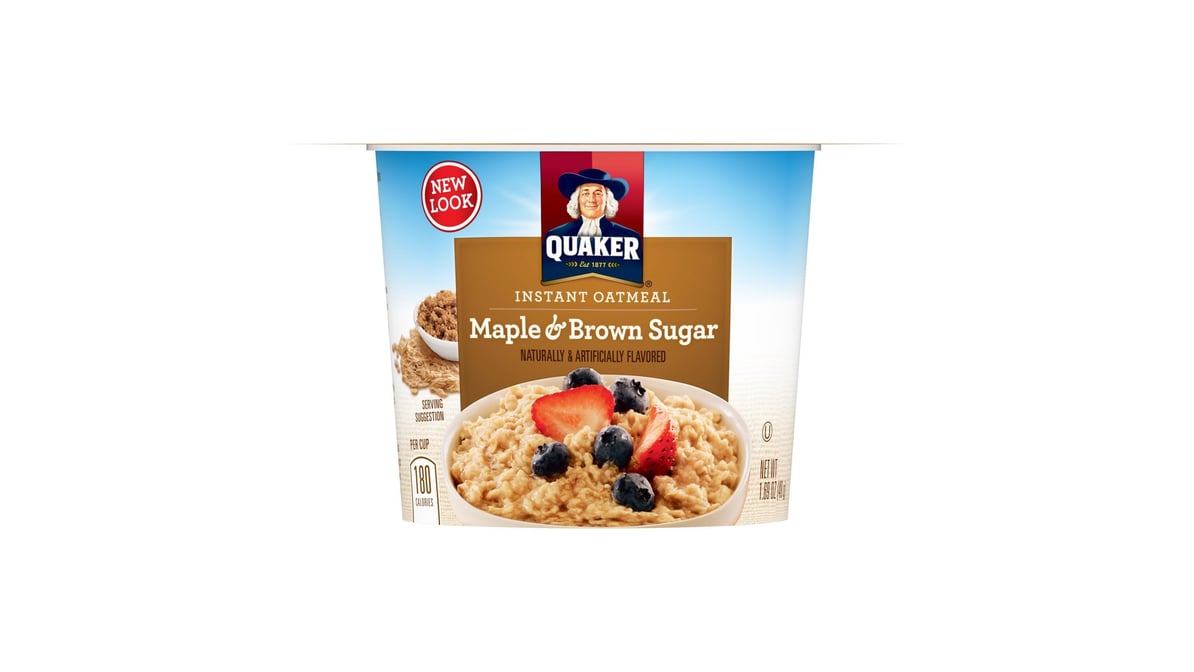 Quaker, Instant Oatmeal, Maple & Brown Sugar, 1.69 oz