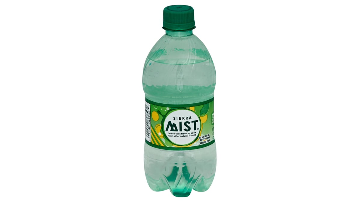 Sierra Mist Caffeine Free Soda Lemon Lime Bottle (16 oz) | Delivery Near Me  - Doordash