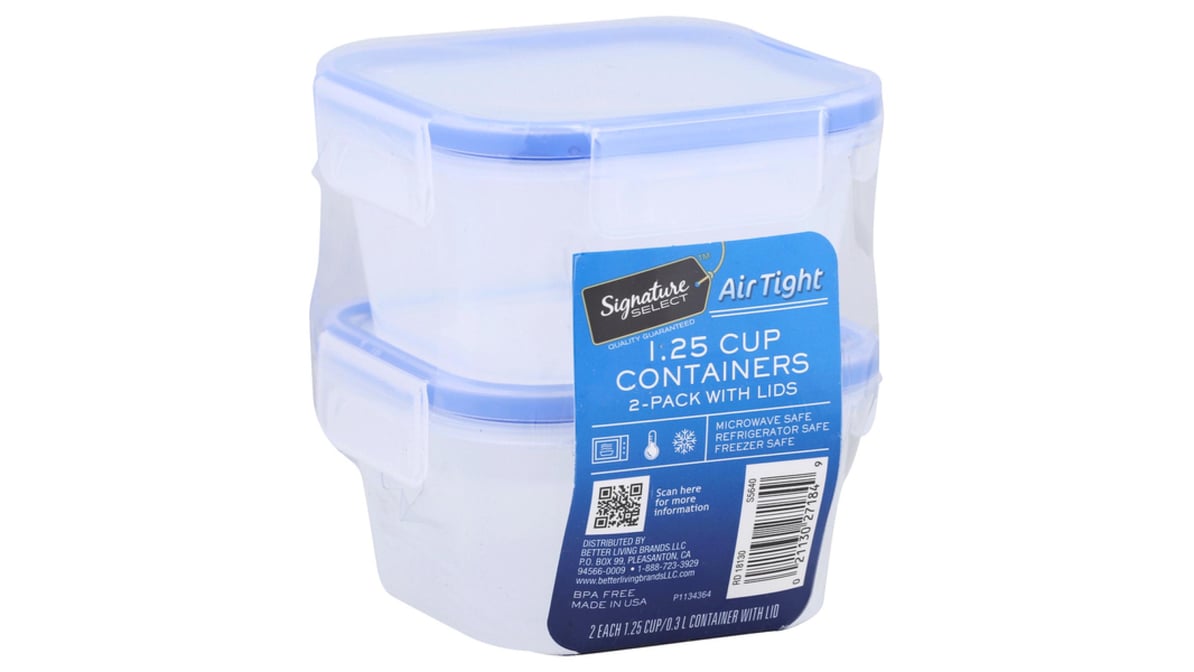 Rubbermaid Container + Lid 1.25 Cups