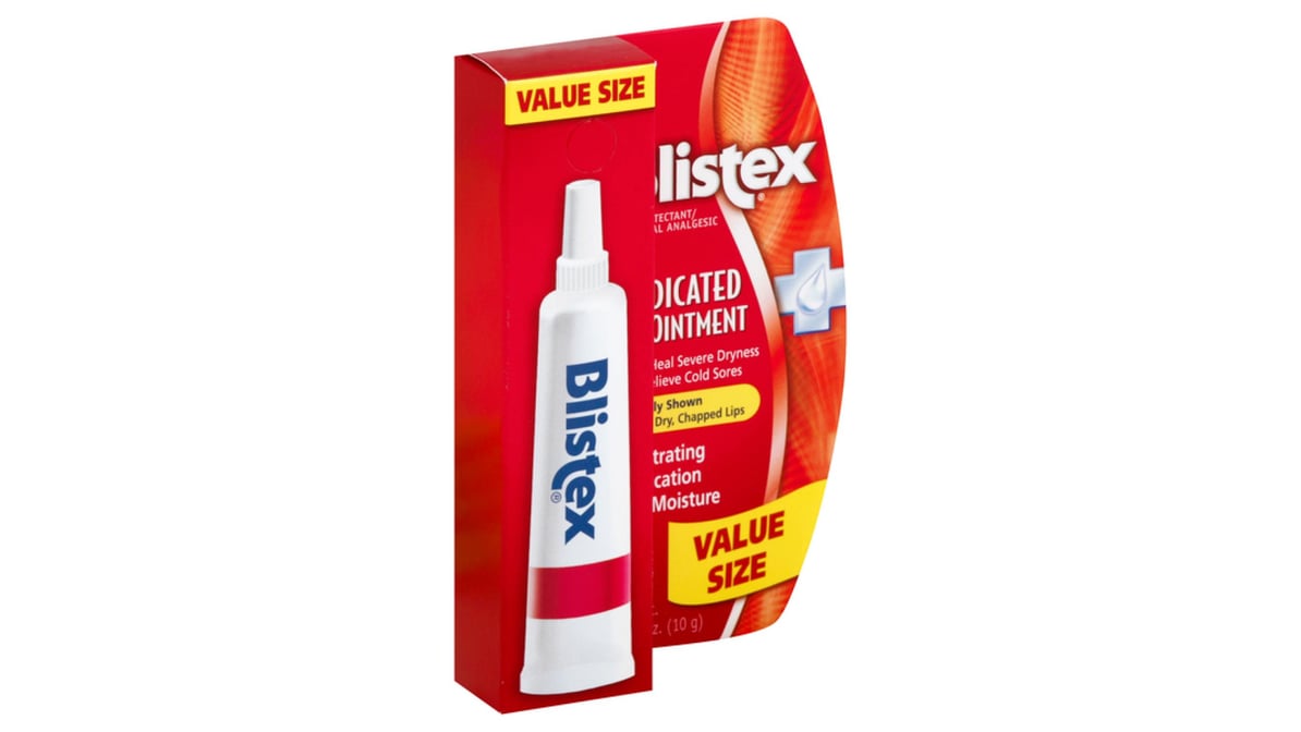 Blistex Medicated Lip Ointment Tube Value Size (0.35 oz) | Delivery Near Me  - Doordash