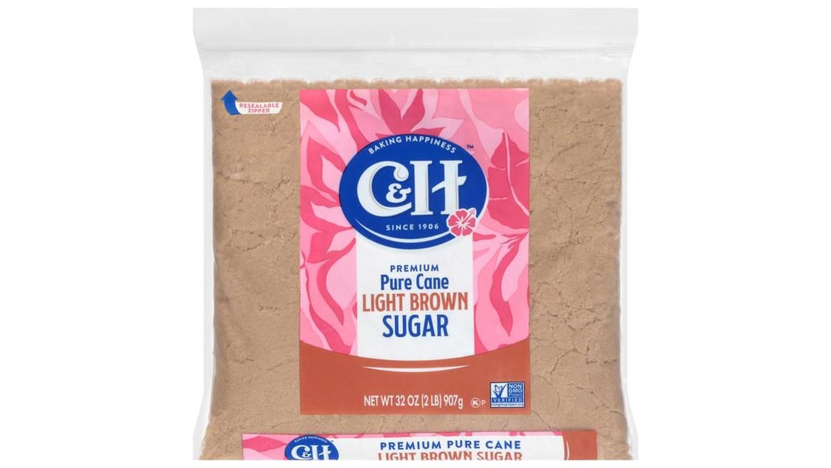 C&H Premium Pure Cane Light Brown Sugar 20 oz   Delivery Near Me ...