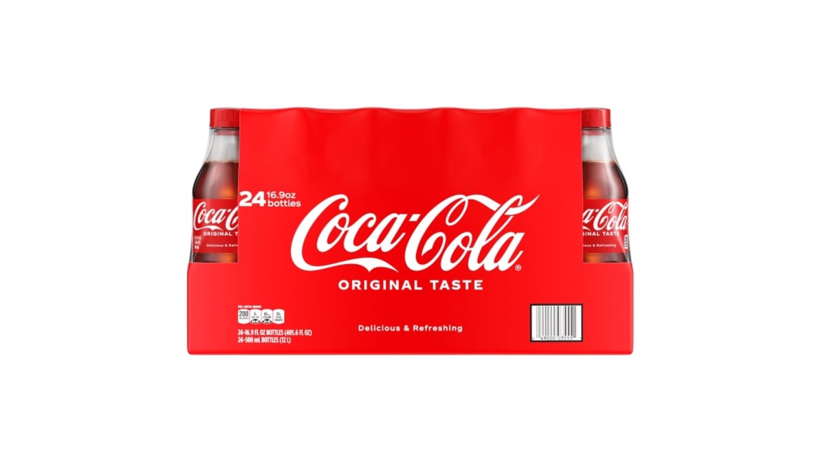 Coca-Cola Bottles, 16.9 fl oz, 6 Pack, Cola