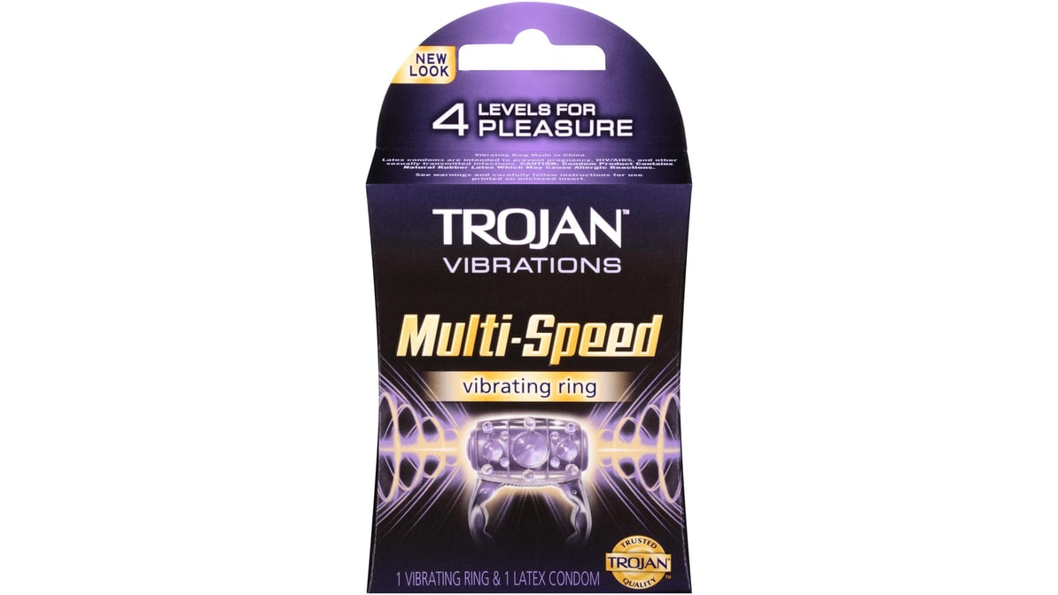 Trojan Multi-Speed Vibrating Ring | Delivery Near Me - Doordash