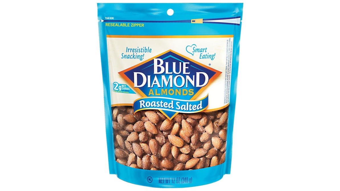 Blue Diamond Almonds Roasted Salted - 12oz : Target