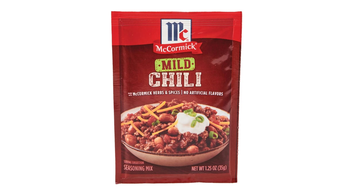 McCormick Chili Seasoning Mix - Mild, 1.25 oz