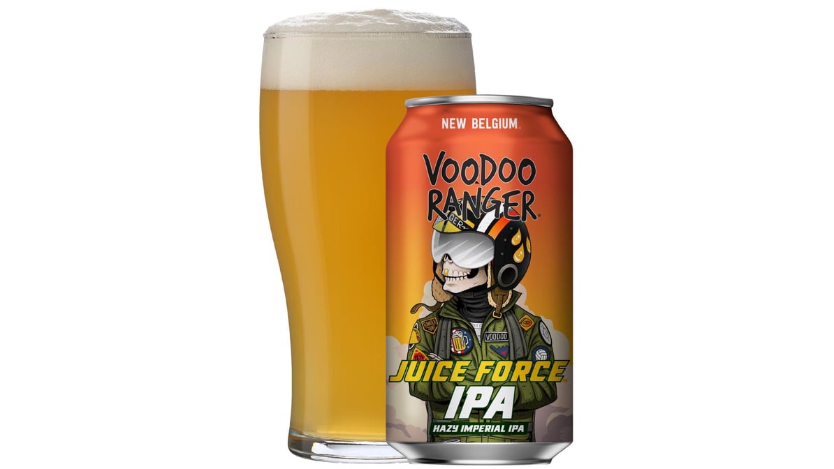 New Belgium Voodoo Ranger Juice Force Hazy Imperial IPA Cans (12 fl oz x 6  ct) | Delivery Near Me - Doordash