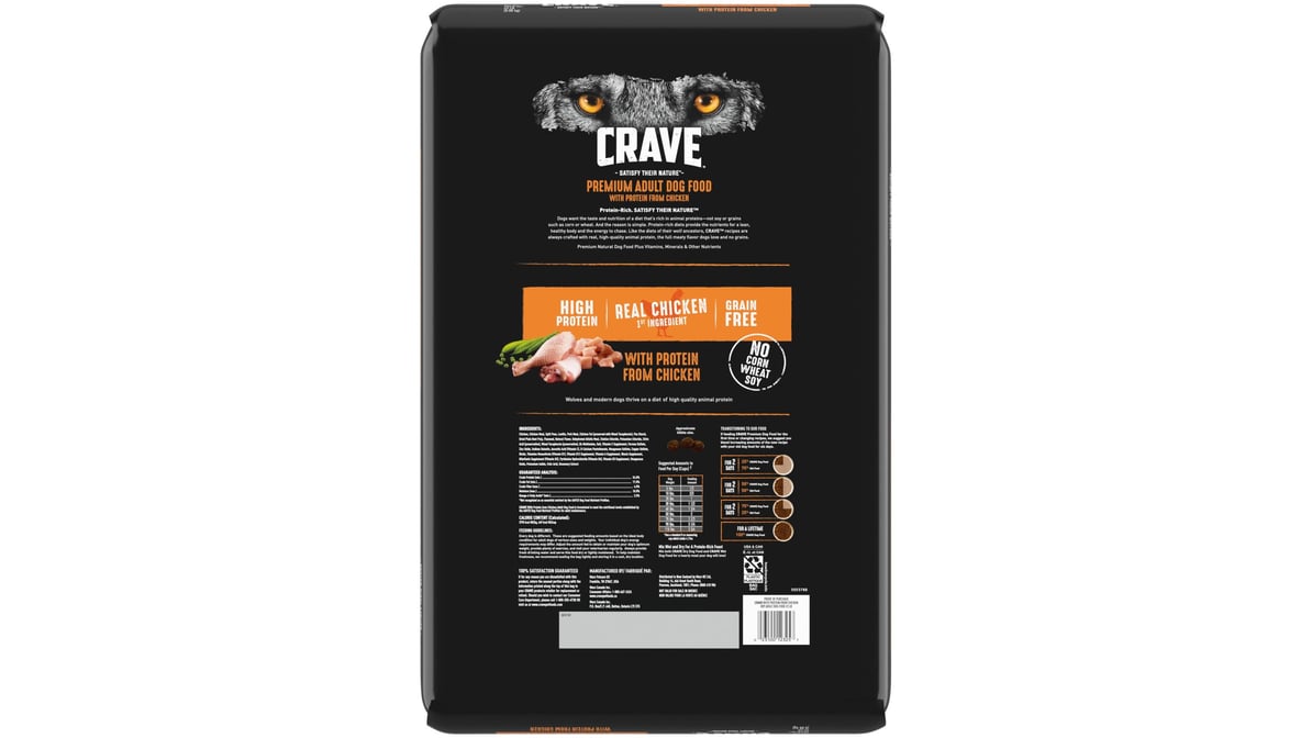 Crave dog hotsell food 22 lbs