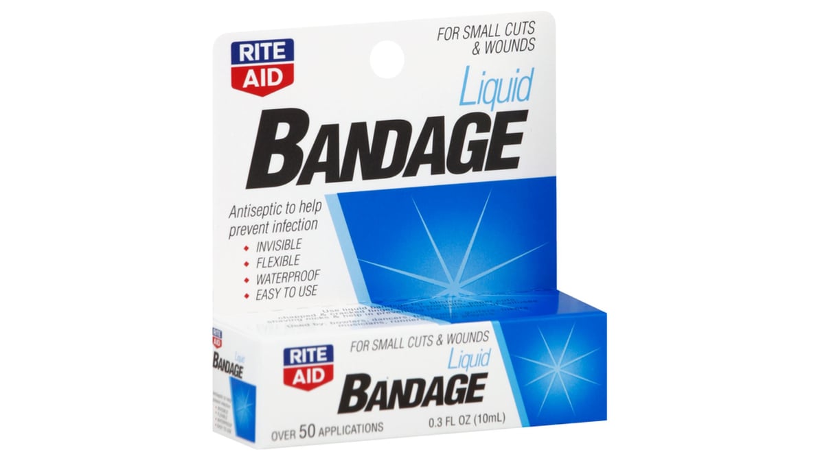 Rite Aid Bandage, Liquid - 0.3 fl oz