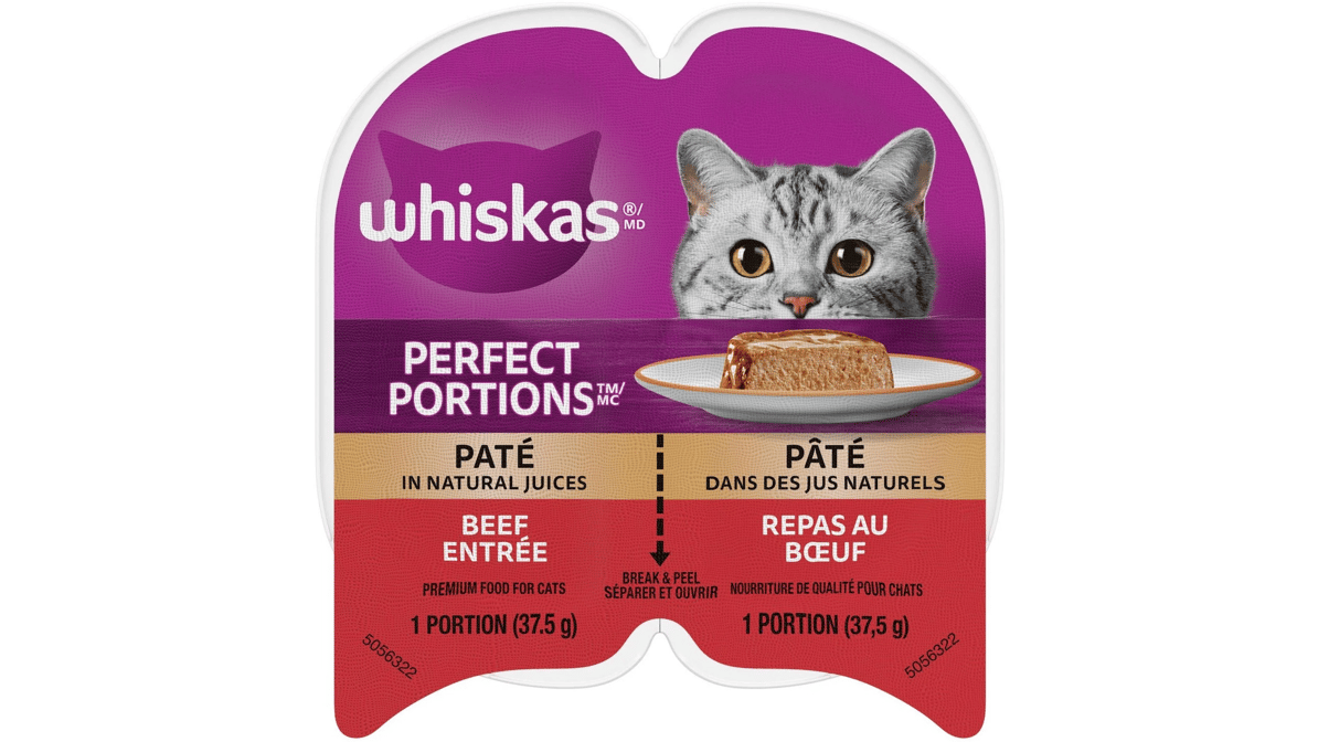 Cat food after outlet delivery