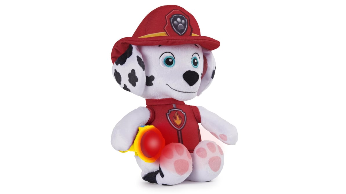 Paw Patrol Snuggle Up Marshall Plush Toy with Torch & Sounds | Delivery  Near Me - Doordash