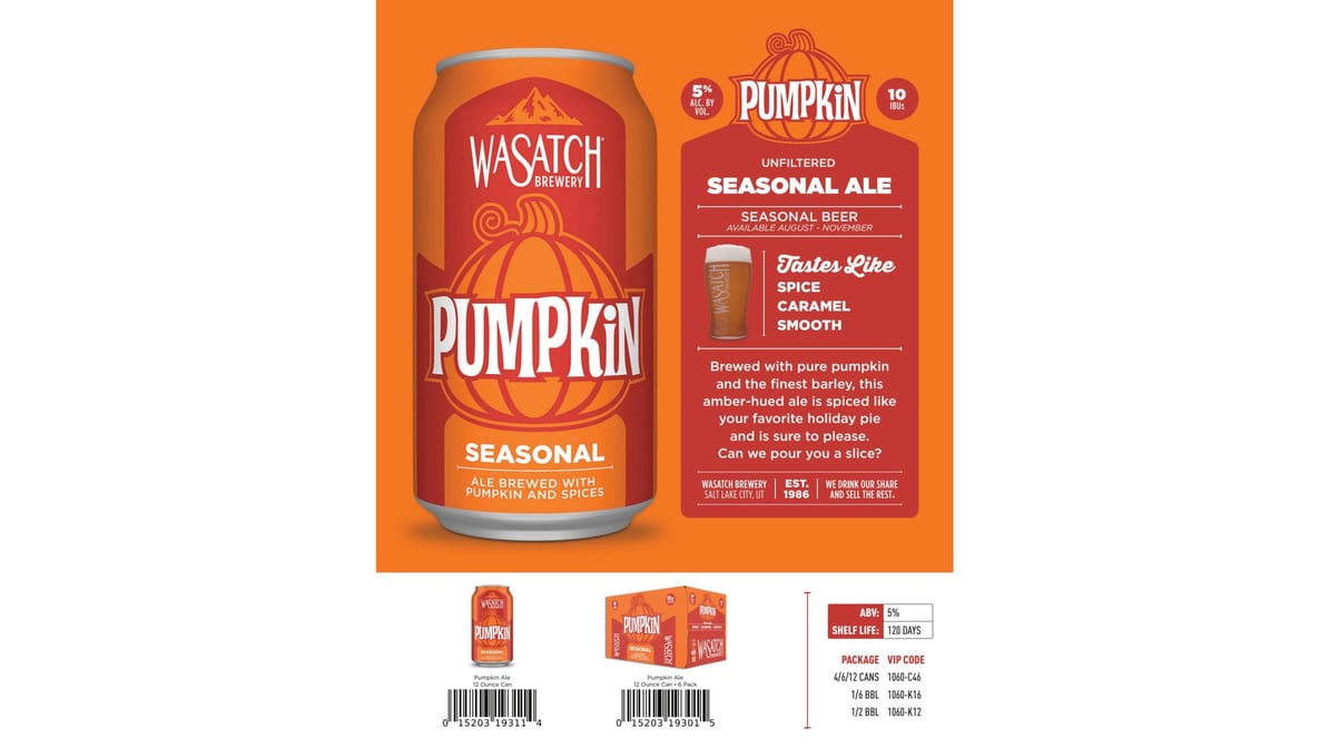 Wasatch Brewery Snow Bank Amber Lager Cans (12 fl oz x 6 ct) | Delivery  Near Me - Doordash