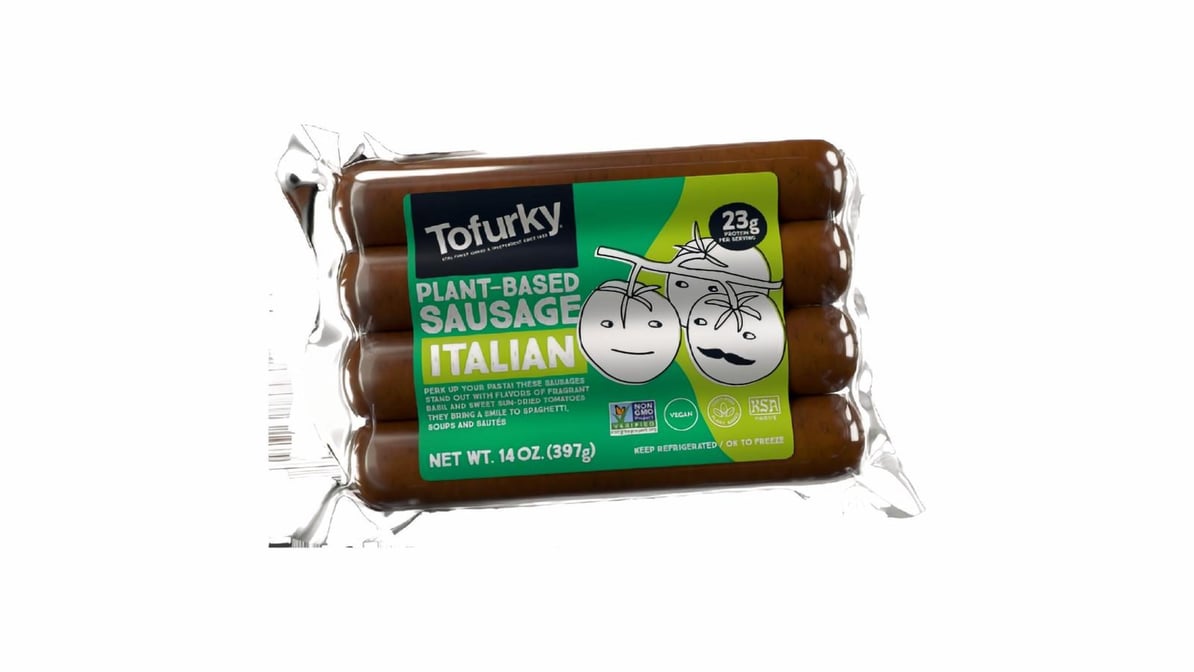 Vegan Italian Sausage, 14 oz, Tofurky