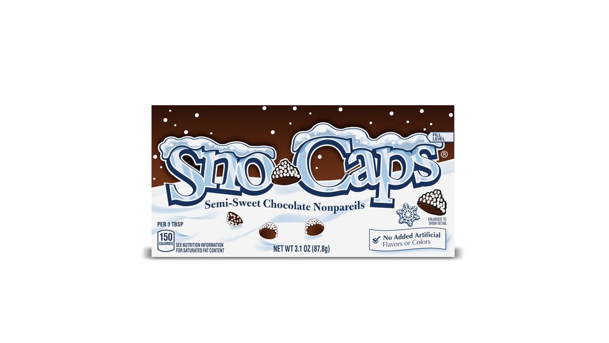 Sno Caps (Pack of 3) 3.1oz Movie Theater Size!!