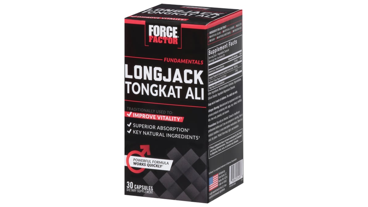 Force Factor Longjack Tongkat Ali Capsules