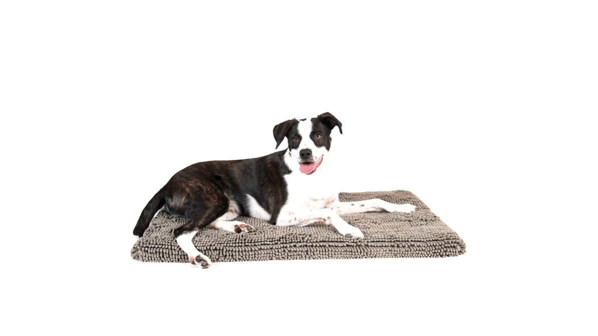 Dog Gone Smart Dirty Dog Cushion Dog Pad, Grey, Medium