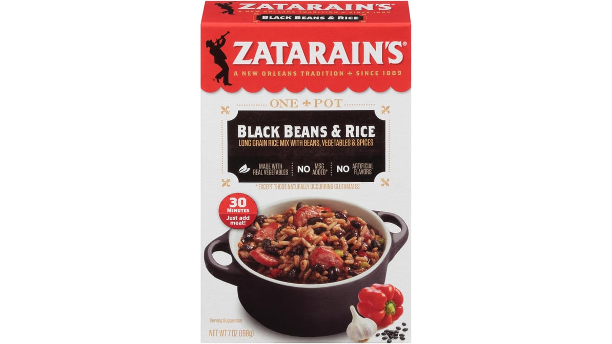 Zatarain's Black Beans & Rice Dinner Mix (7 oz)