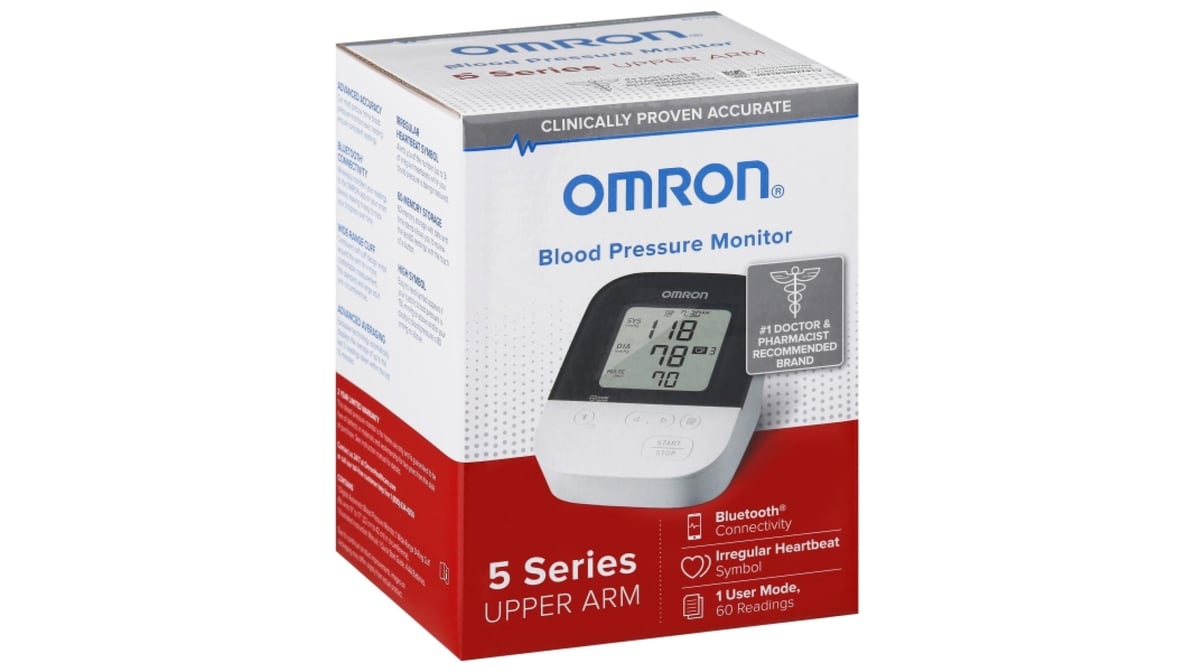 Omron 5 Series Wireless Upper Arm Blood Pressure Monitor Delivery