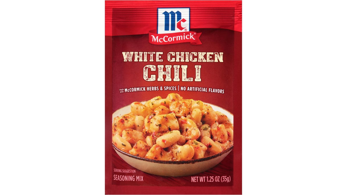 Mccormick Seasoning Mix, White Chicken Chili - 1.25 oz