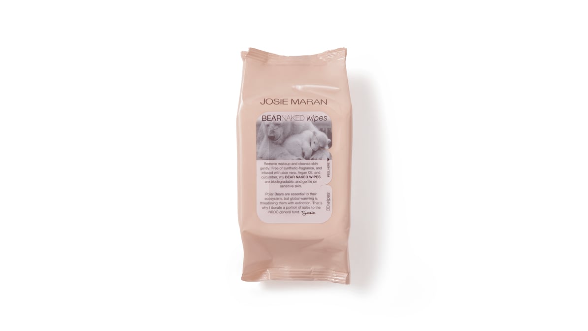 Josie Maran MINI Bear Naked Makeup Wipes (30 ct) | Delivery Near Me -  Doordash