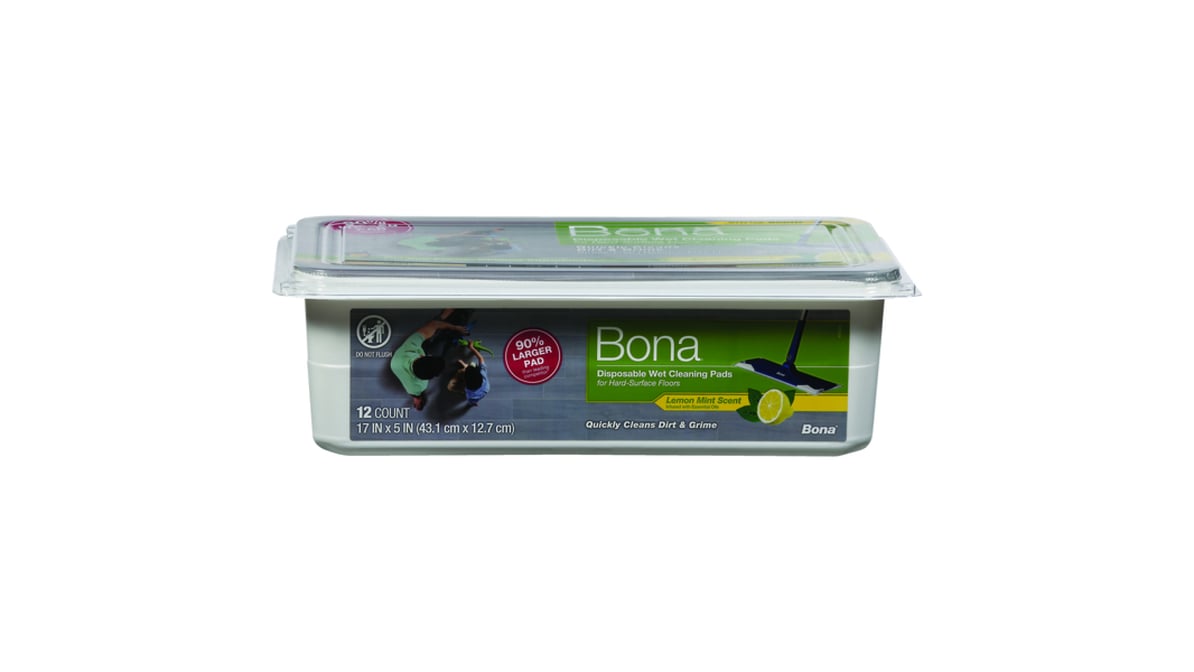 The New Scent of Clean - Bona Hard-Surface Floor Cleaner with Lemon Mint 