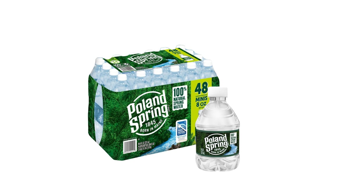 Poland Spring Natural Spring Water (8 oz)