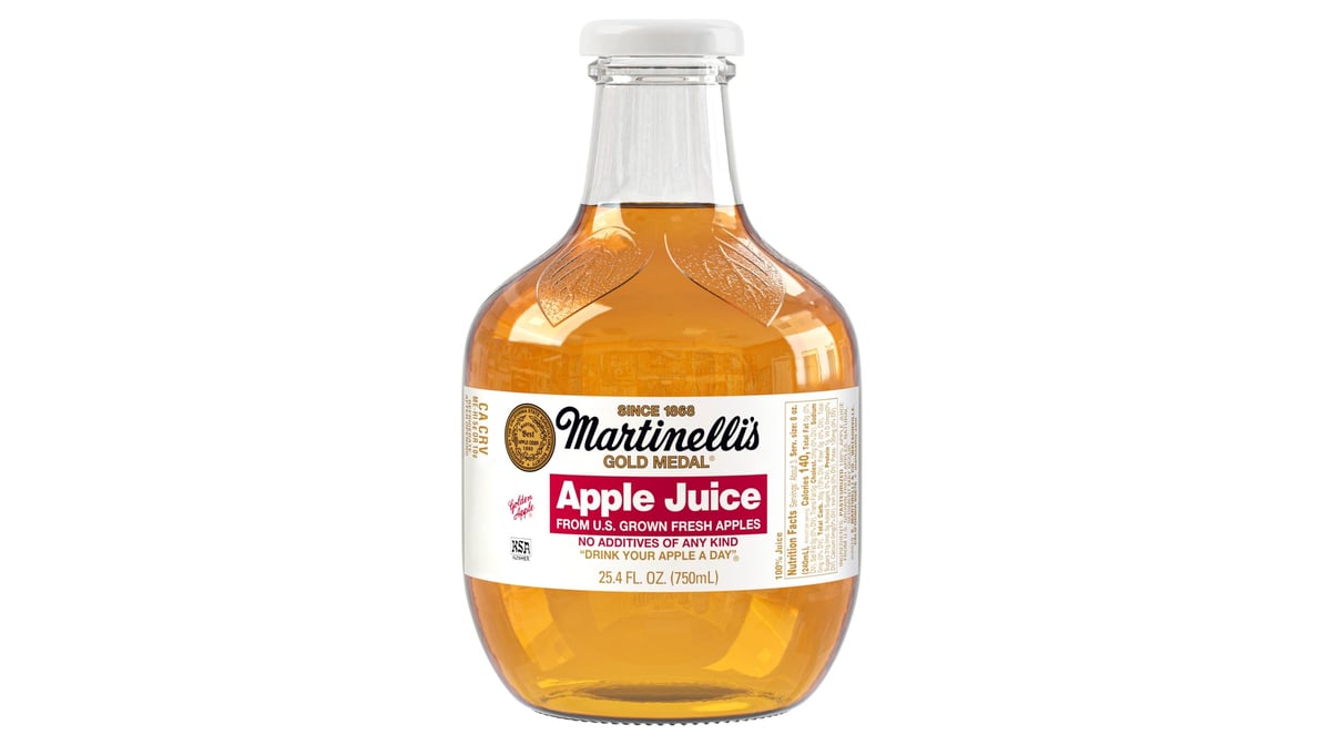 Martinelli's Apple Juice (10oz Glass Bottle)