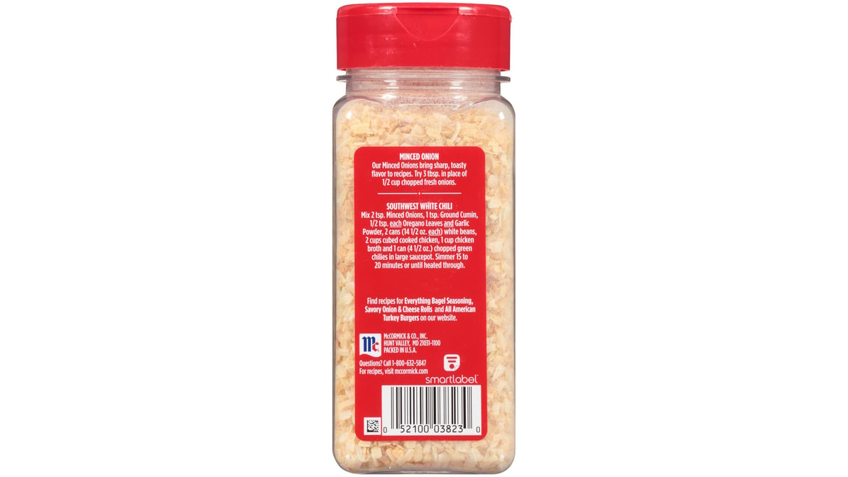 McCormick Minced Onions, 6.37 oz